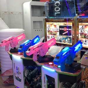 Máquina recreativa grande para niños, operada con monedas, de doble pistola, <span class=keywords><strong>Alien</strong></span> Vs. Máquina de disparos Predator Haunted House para uso comercial 1 English 5 1 - Product Image 5