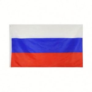 Wholesale White Blue Red Polyester Russian Federation National <b>Flags</b> 3x5ft Russia <b>Flag</b> - Product Image 2