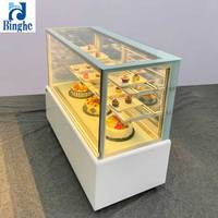 Vitrine réfrigérée à air à température unique commerciale pour les magasins de thé au lait - Malaisie Singapour Thaïlande