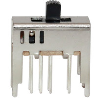 Interrupteur à glissière SS-23D24 2P3T 3 positions 8 broches compact pour circuit imprimé traversant DC 50V 0.3A Contact argenté Prix usine Vente en gros