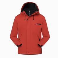 Nouvelle veste de safari unisexe coupe-vent et imperméable 2027, 100 % polyester, motif uni, manteau décontracté