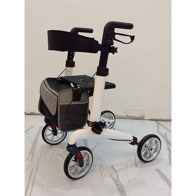 Drive Medical Rollator Cane for Elderly Disabled Adults-Aluminum Alloy Carbon Fiber Adjustable Height Durable Walking Aid 136kg