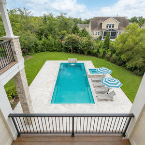 สระว่ายน้ำสำหรับครอบครัวขนาดเล็กพร้อมน้ำตกสำหรับเด็ก ทนทานต่อรังสียูวี - Product Image 6