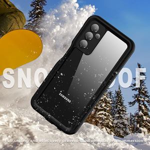 PC + TPU ตัวป้องกันหน้าจอกล้องกันกระแทกกันน้ำกันกระแทก IP68ตกโปร่งใสบางเฉียบใช้ได้กับการชาร์จแบบไร้สาย - Product Image 5