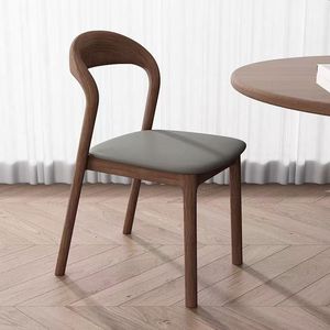 Solid wood dining <b>chairs</b> - modern and simple, suitable for home dining, <b>study</b>, meeting, and salon use, as well as waiting areas. - Product Image 2