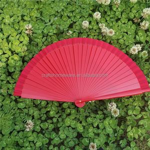 Solid Color <b>Large</b> Wooden Folding Stage <b>Fan</b> for Dance Performance Christmas Home Decor and Wedding Hand-<b>Fan</b> - Product Image 5