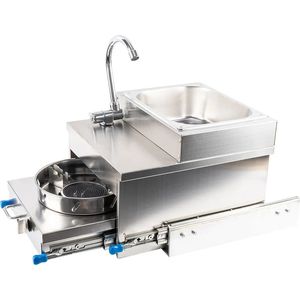 Cuisine coulissante en acier SNEIDA <span class=keywords><strong>pour</strong></span> cuisine coulissante en acier avec cuisinière à <span class=keywords><strong>gaz</strong></span> <span class=keywords><strong>camping</strong></span>-<span class=keywords><strong>car</strong></span> cuisinière coulissante - Product Image 5