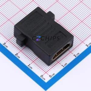 HYCW01-HDMI-284B HDMI Connector Connector ( Connector Type: HDMI-A )( Gender: Female )( Total Number of PINs: 38P ) - Product Image 1