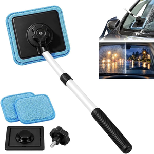 Limpiador Magnético Doble para Parabrisas de Coche, Kit Profesional Antimanchas para Limpieza de Vidrios de Automóviles, Sistema de Bloqueo con Tornillo, Herramienta Segura para Limpiar el Coche - Product Image 1