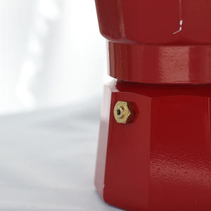 Cafetière <span class=keywords><strong>Moka</strong></span> Expresso en Métal Écologique Personnalisable en Usine, <span class=keywords><strong>Peinture</strong></span> Rouge Brillante, avec Couvercle et Accessoires (Taille/<span class=keywords><strong>Couleur</strong></span>) - Product Image 6