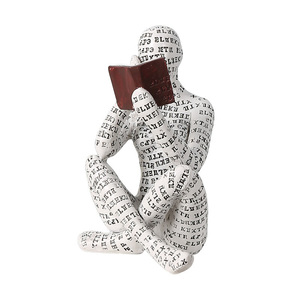 Trang Trí Nội Thất Nhựa Thủ Công Mỹ Nghệ Đọc Phụ Nữ Nhựa Thủ Công Nghiên Cứu Tủ Sách Trang Trí Nhựa Thủ Công Mỹ Nghệ - Product Image 2