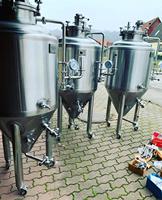 Bac conique en acier inoxydable, contenants de Fermentation de bière, capacité de 100l, 200l, 300l