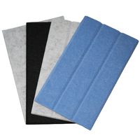 Panneau acoustique hexagonal personnalisable Panneaux muraux acoustiques en fibre de polyester 100% Panneau d'absorption acoustique pour chambre à coucher