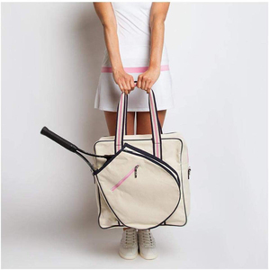 Nouveau <span class=keywords><strong>Sac</strong></span> <span class=keywords><strong>de</strong></span> Sport Chic pour Raquette <span class=keywords><strong>de</strong></span> Tennis avec Fermeture Éclair – Housse <span class=keywords><strong>de</strong></span> Transport pour Raquette <span class=keywords><strong>de</strong></span> Tennis - Product Image 5