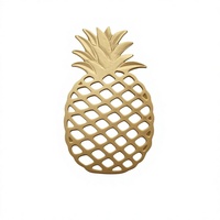 Set de table vintage en forme d'ananas, isolant thermiquement, provenant de Xi'an, Chine