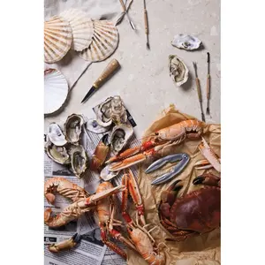 Juego de cubiertos personalizados con temática de mariscos - Product Image 2