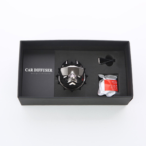Ambientador de aire para coche con forma de bullydog americano, caja personalizada con diferentes aromas y clip de ventilación - Product Image 3