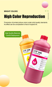 Ocbestjet 1000ML Encre <span class=keywords><strong>Premium</strong></span> de Haute Qualité Universelle DTF-Ink pour Imprimantes Epson I1600 I3200 WF4720 XP600 L805 L1800 MSDS - Product Image 3