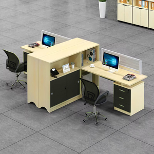 Modern Office <strong>Table</strong> with Modular Office Desk System and Office Partitions Professional Workstation Desk for Office Buildings - Product Image 1