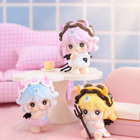 100% Officiel Keeno Little Demon Series Beans Blind Box Figurines Miniatures de Collection Figurines Anime Sachets Surprise Ornements de Bureau
