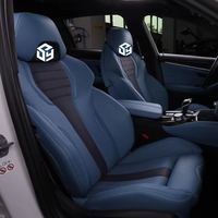 عرض ساخن: مقاعد جلدية حقيقية بتصميم M3 لسيارات BMW الفئة 3، متوافقة مع طرازات E90 91 92 93 21 30 36 46 F30 31 34 35 G20 G21 DOS