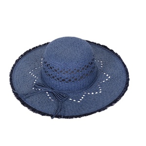 Nuevo <span class=keywords><strong>Sombrero</strong></span> de Paja Unisex de Ala Ancha Monocromático para Protección Solar, Ideal para la Playa y Vacaciones - Product Image 5