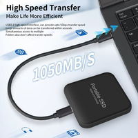 Promo Pabrik ZLY USB3.0 1TB 2TB 6TB 8TB 10TB Hard Drive Portabel USB 3.0 512GB Solid State Drive Magnetik 4TB