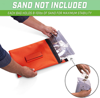 Filets de sport à ancre pondérée en tissu, Portable, Super Durable, cadre de but de football, sac de sable d'eau en plastique, prix bas