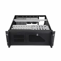 Hongyi 4U4508K-A châssis de serveur de contrôle industriel 45*43*17.8CM 4U épaisseur 1.2mm SGCC acier E-ATX ATX ITX M-ATX produits Stock
