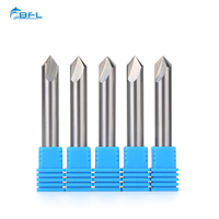 BFL Carbide 2/3/4 Flauta Chaflán End Mill Herramientas de corte para CNC