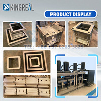 Ligne de production de clapets coupe-feu carrés Machine de formage de rouleaux d'amortisseurs pour conduits HVAC Machine de fabrication d'amortisseurs à contrôle de volume