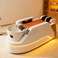 Fauteuil de massage électrique multifonctionnel moderne et personnalisé pour le corps entier, confortable, table de massage, chaise de salon de coiffure, chaise de spa, équipement de salon de coiffure