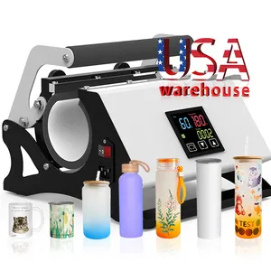 Máquina de transferencia por sublimación Digital, prensa de calor para tazas, vaso delgado de 20oz, almacén de EE. UU.