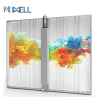 LED ekran şeffaf 2022 özel reklam şeffaf LED Panel ekran