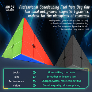 Qiyi Warrior M <strong>Pyraminx</strong> Magnetic Speed Magic Puzzle Cube Colorful Educational Toys for Children - Product Image 3
