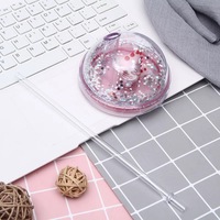Gobelet réutilisable pour enfants, ensemble de pièces, de divers Styles, gobelets en plastique, avec couvercles et pailles