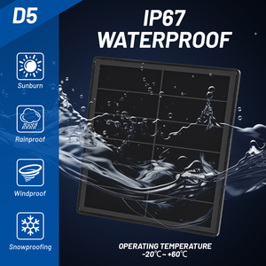 5W Solar-Transparentglas-Ladegerät mit integriertem 18650-Akku für Wildkamera-Spotlights zur Mastmontage - Product Image 4