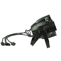 Éclairage de scène professionnel 6-en-1 RGBWA UV LED Par Can avec volets coupe-flux 200 Watts 10 canaux DMX Par64 Wash Angle de faisceau 40 degrés