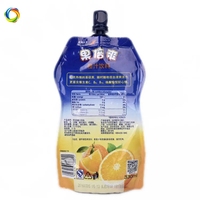 Sachets souples à bec verseur de haute qualité pour liquides, sacs d'emballage plastique personnalisés pour gelée