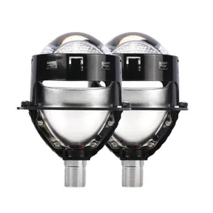 3,0-Zoll-LED-Projektorlinsenscheinwerfer 43W H7 mit Tagfahrlicht Blinker Scheinwerfer