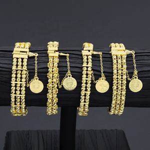 JXX Venta al por Mayor de Pulseras de Moda para Mujer, Brazalete de Latón Chapado en Oro, Joyería con Dijes a la Venta en Arabia Saudita - Product Image 6