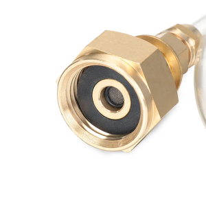 <span class=keywords><strong>Adaptateur</strong></span> de recharge de <span class=keywords><strong>propane</strong></span> pour réchaud de camping OEM – Raccord durable en métal pour brûleur à tube et réservoir cylindrique plat - Product Image 4