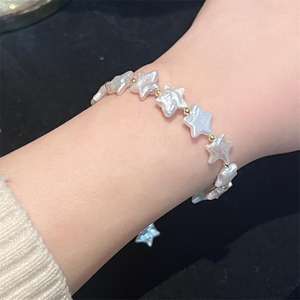 Bracelet en perles étoiles baroques Zhizhen, style romantique et innocent, design original, ensemble de bijoux de mode personnalisable - Product Image 3