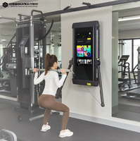 Miroir de fitness intelligent SHQC Ai, écran tactile interactif de 32 pouces, salle de sport à domicile, affichage numérique LCD, montage mural, Android intelligent