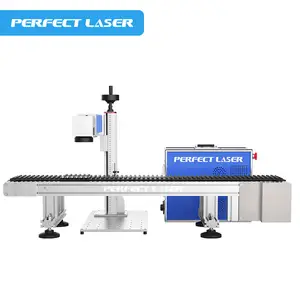 Macchina per la marcatura Laser a fibra per penna in acciaio Laser 30W 50W macchine per incisione in metallo con penna personalizzata nastro trasportatore