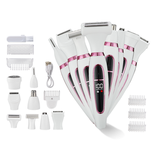 Rasoirs électriques rechargeables au prix d'usine OEM, 8-en-1, tondeuse <span class=keywords><strong>pour</strong></span> <span class=keywords><strong>poils</strong></span> <span class=keywords><strong>pubiens</strong></span> féminins, épilation indolore, <span class=keywords><strong>rasoir</strong></span> <span class=keywords><strong>pour</strong></span> femmes et hommes - Product Image 1