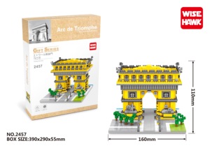 Wisehawk Set di Costruzioni Moderne Fai-da-Te Arco di Trionfo Architettura Nuovi Giocattoli in Plastica per Bambini - Product Image 2