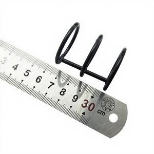 Anneaux de reliure en métal noir EWANG de 30 mm pour calendrier - Product Image 4