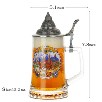 Chope à bière articulée de haute qualité, durable, de style européen, marque LEIXIN, pour bar à domicile, qualité alimentaire, grande capacité, personnalisable, de fabrication allemande