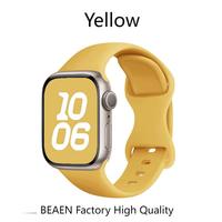 Tali Jam Tangan Fashion Wanita Pria Pilihan Warna Silikon Tali Jam Pintar untuk Apple Watch Aksesoris Tali Jam